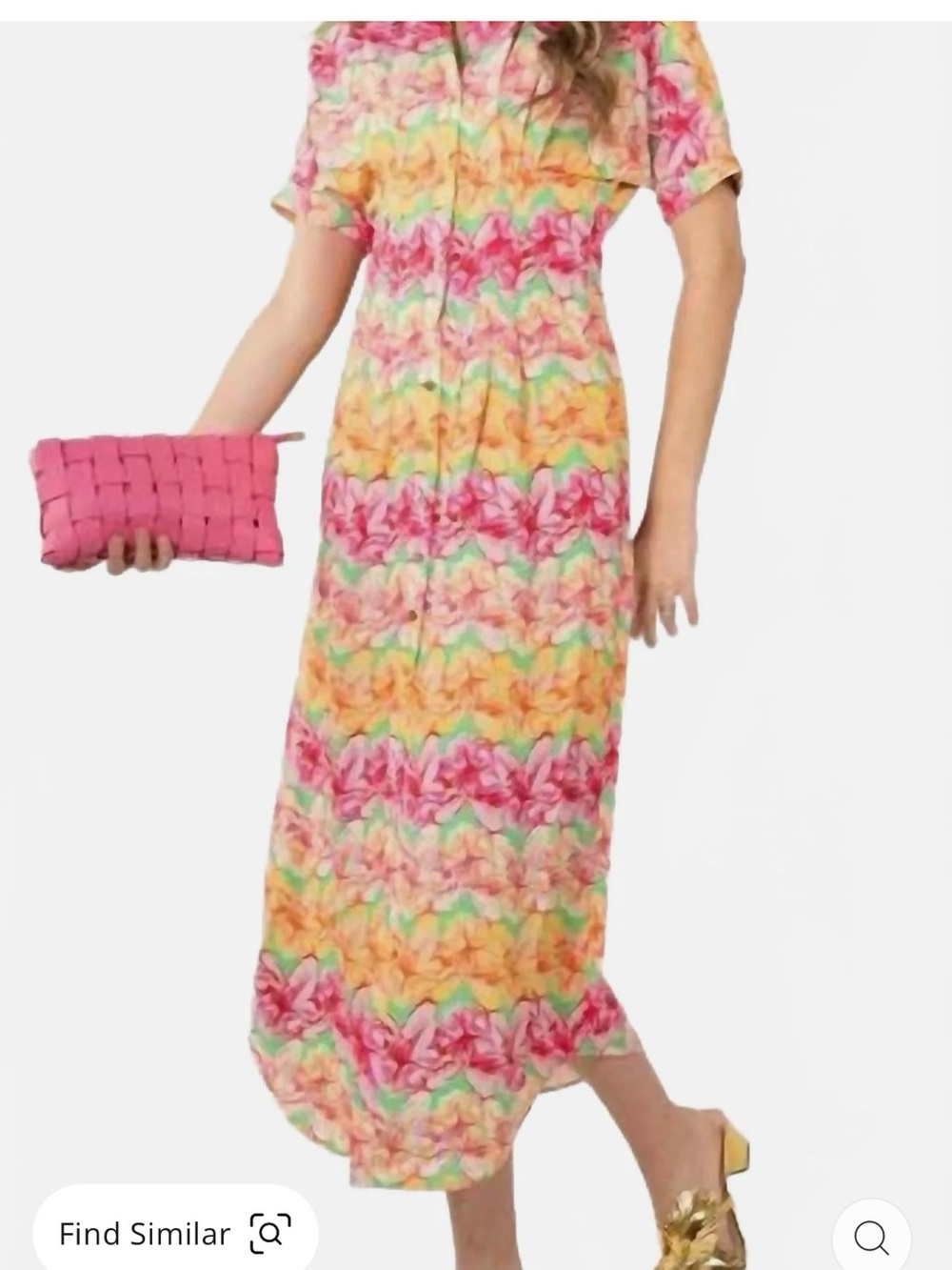Emily McCarthy Georgia midi dress in a floral print